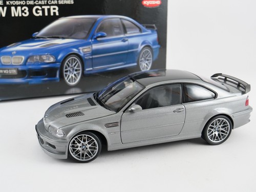 Kyosho bmw gtr silver - 1/18,